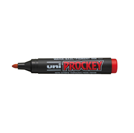 Marcatore UNI PROCKEY M122 p.tonda rosso UNI MITSUBISHI
