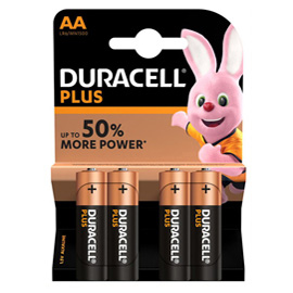 Blister 4 pile MN1500 Duracell PLUS 100 - STILO AA
