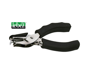 Perforatore a pinza 1 foro 6mm impugnatura gommata 5840 LEBEZ