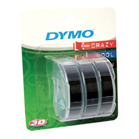 BLISTER 3 NASTRI A RILIEVO 9MMX3M ASSORT.(NE-RO-BL) DYMO