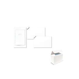 TASCHETTA 10biglietti+10buste LUTTO f.to 9 90x140mm SADOCH