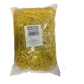 ELASTICO GOMMA GIALLO Ø50 SACCO DA 1KG Markin
