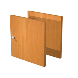 COPPIA ANTINE NOCE CHIARO per LIBRERIA RAINBOW