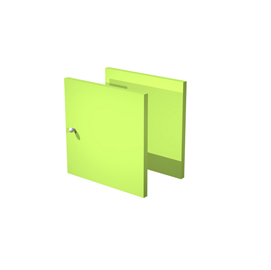 COPPIA ANTINE VERDE NEON per LIBRERIA RAINBOW
