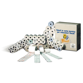 BLISTER 10 ROTOLI CARTA RC TERMICO lunga durata 57,5MMX80MT Ø 77MM
