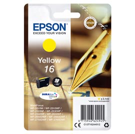 CARTUCCIA A PIGMENTI GIALLO EPSON DURABRITE ULTRA, SERIE 16/PENNA E CRUCIVERBA,