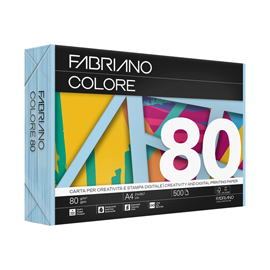 CARTA COPY TINTA A4 80GR 500FG COL.TENUE CELESTE