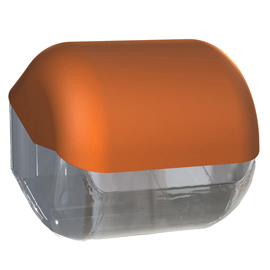 Dispenser carta igienica rt/interfogliata orange Soft Touch