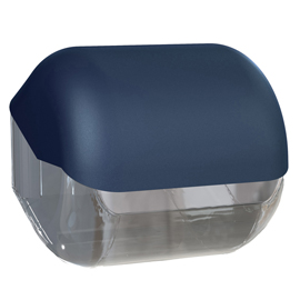 Dispenser carta igienica rt/interfogliata azzurro Soft Touch