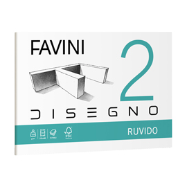 ALBUM FAVINI 2 33X48CM 110GR 10FG RUVIDO