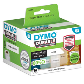 ETICHETTE DURABLE INDUSTRIAL DIM. 25X89MM 350X2 RT MULTIUSO