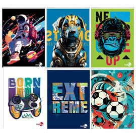 Maxiquaderno A4 40fg+2 80gr 5mm Bambino 2023 BM