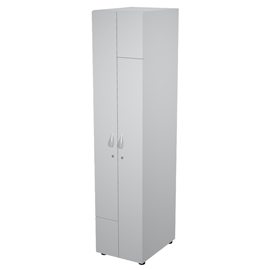 Armadio guardaroba 2ante 40x52xH185cm Grigio