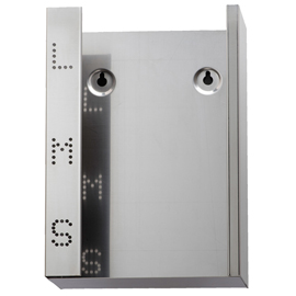 Dispenser per guanti monouso in acciaio inox