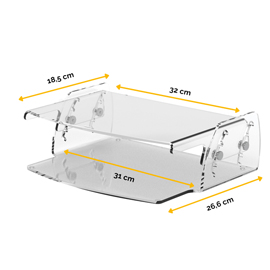 Supporto monitor regolabile Clarity™ - Fellowes