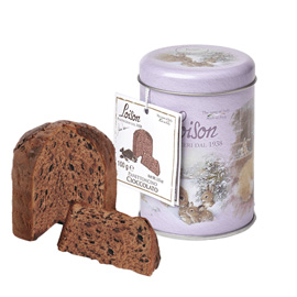 Panettoncino Cioccolato Mignon in latta 100gr Loison