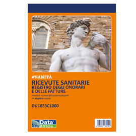 Blocco ricevute sanitarie numerate 100x2 autoric. DU1653C1000