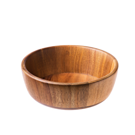 Insalatiera in legno di acacia Ø21x7cm Leone