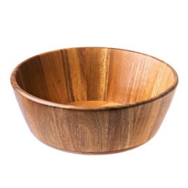 Insalatiera in legno di acacia Ø25x9cm Leone