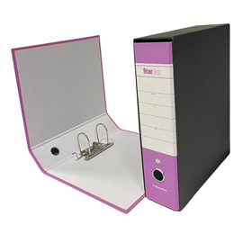 Registratore STARBOX f.to protocollo dorso 8cm viola STARLINE/sfuso