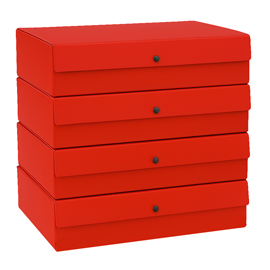 SCATOLA PROGETTO 8 ROSSO STARLINE