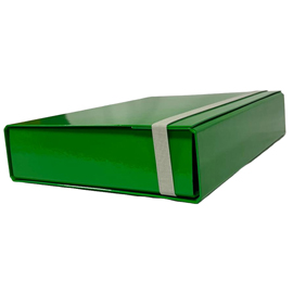 CARTELLA PROGETTO DORSO 7CM C/ELASTICO VERDE STARLINE