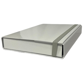 CARTELLA PROGETTO DORSO 5CM c/elastico BIANCO STARLINE