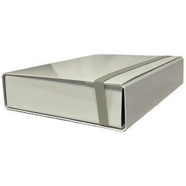 CARTELLA PROGETTO DORSO 7CM c/elastico BIANCO STARLINE